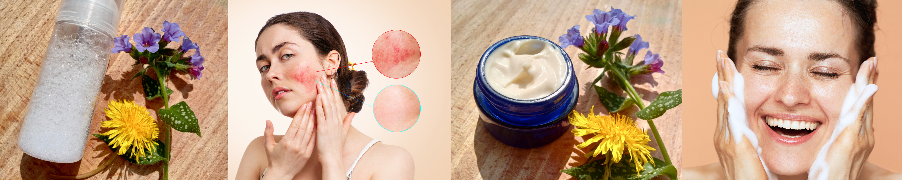 Cera naczynkowa. Roślinny krem i pianka do mycia twarzy.